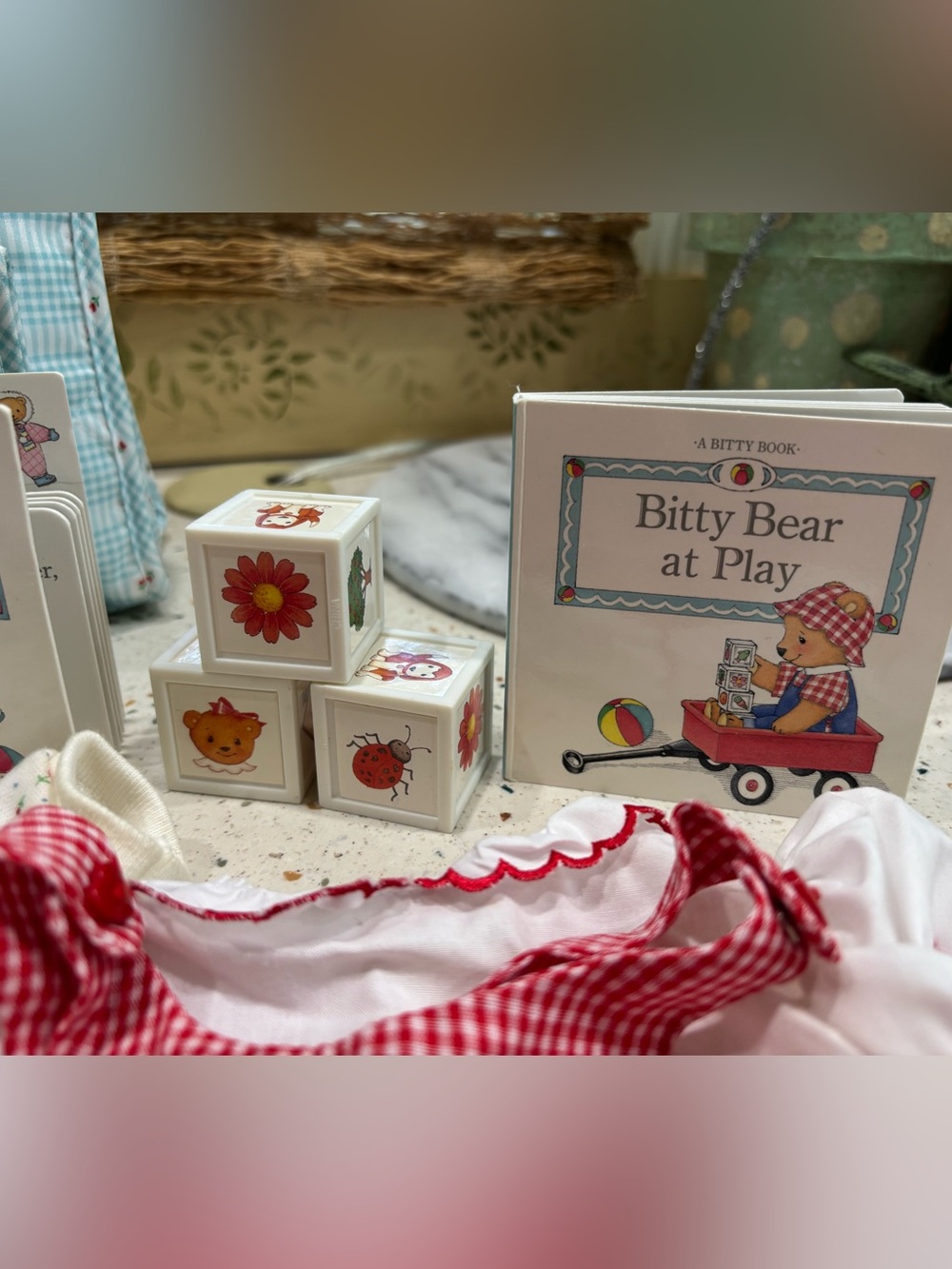 Vintage American Girl Bitty Baby Pleasant Company Diaper Bag Set - Picture 7 of 16